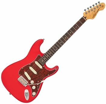 Vintage V60 Coaster Gloss Red Finish Elektrická gitara