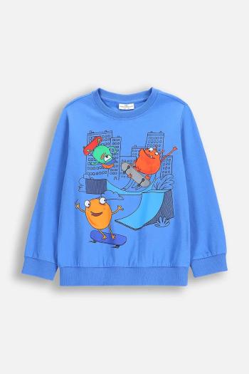 Detská bavlnená mikina Coccodrillo s potlačou, EVERYDAY BOY