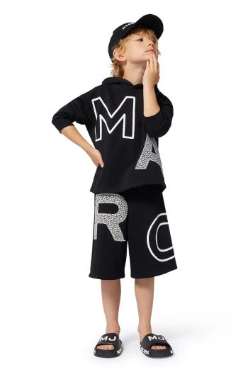 Detské krátke nohavice Marc Jacobs čierna farba, nastaviteľný pás W60483