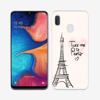 PROTEMIO MY ART Ochranný obal Samsung Galaxy A20e PARIS (057)