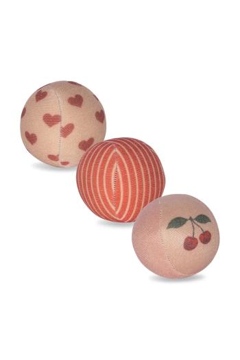 Plážová lopta Konges Sløjd 3 PACK NEOPRENE BEACH BALL 3-pak KS102453