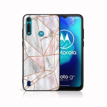 MY ART Ochranný kryt pre Motorola Moto G8 Power Lite PINK MARBLE (143)
