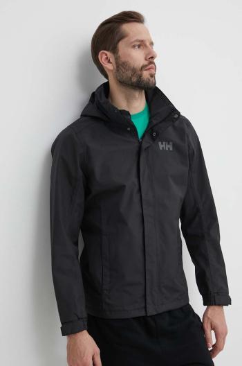 Turistická bunda Helly Hansen Dubliner čierna farba, gore-tex