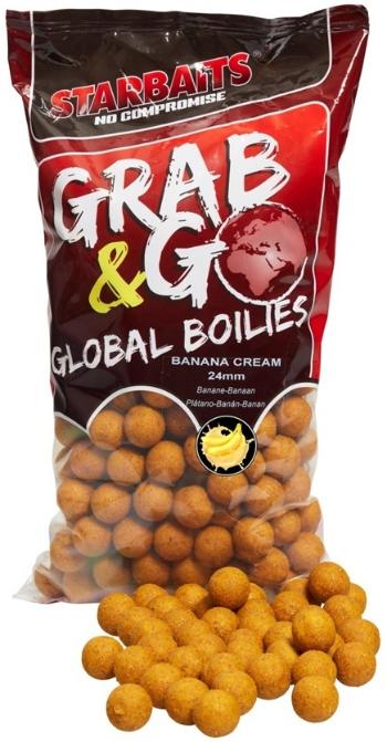 Starbaits boilies g&g global banana cream - 2,5 kg 24 mm
