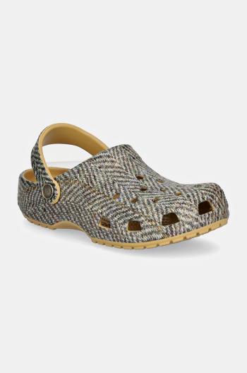 Šľapky Crocs Crocsclassic Tweed Clog dámske, béžová farba, 210403