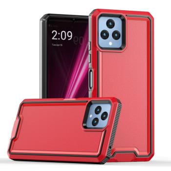 DOUBLE COLOR Ochranný kryt pre T Phone / T Phone 2023 červený