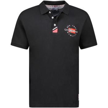 Geographical Norway  SY1358HGN-Black  Polokošele s krátkym rukávom Čierna