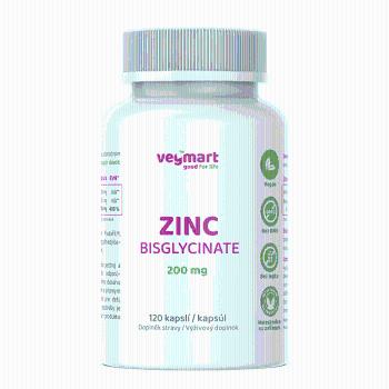 VEGMART Zinok Bisglycinát 200 mg 120 kapsúl