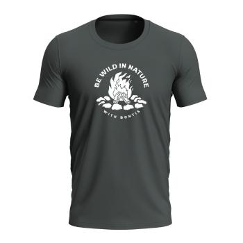 Bontis Tričko CAMPFIRE - Tmavá bridlica | XL