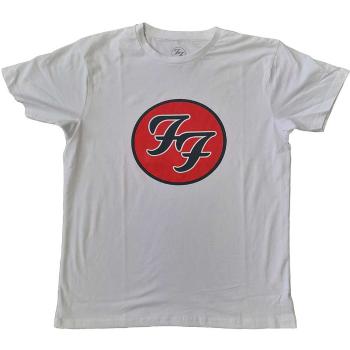 Foo Fighters tričko FF Logo Biela XL