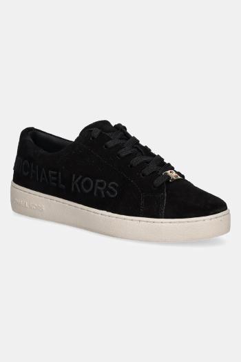 Semišové tenisky MICHAEL Michael Kors Keaton čierna farba, 43R5KEFS1S.001