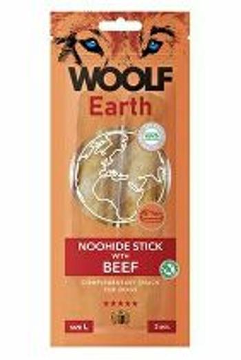 Woolf pochúťka Earth NOOHIDE L Sticks with Beef 85g + Množstevná zľava