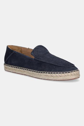 Semišové espadrilky BOSS Madeira tmavomodrá farba, 50541781