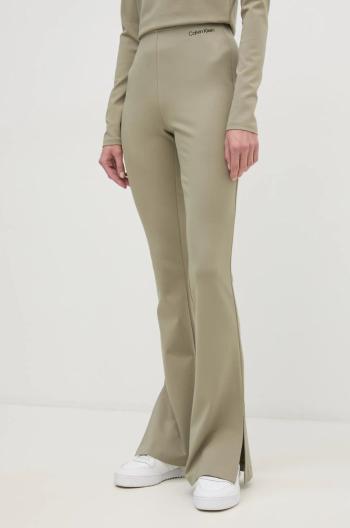 Tepláky Calvin Klein Jeans zelená farba, jednofarebné, J20J225089