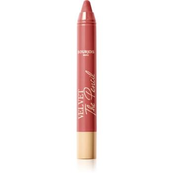 Bourjois Velvet the Pencil rúž v ceruzke s matným efektom odtieň 04 Less is Brown 1,8 g