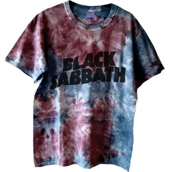 Black Sabbath tričko Wavy Logo Modrá XL