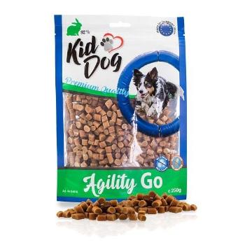 Maškrta KID DOG Agility Go králičie mini kúsky pre psy 250g