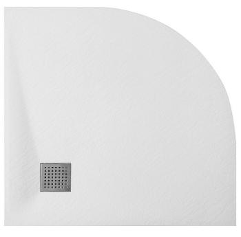 BESCO Čtvrtkruhová sprchová vanička VEXO bílá VANKVEX90CTVRTW