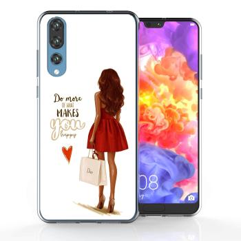 MY ART obal Huawei P20 Pro RED DRESS (137)