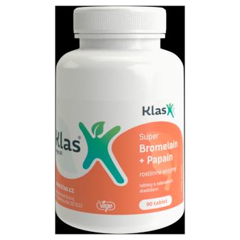 KLAS CZ Super Bromelain + Papain 90 kusov