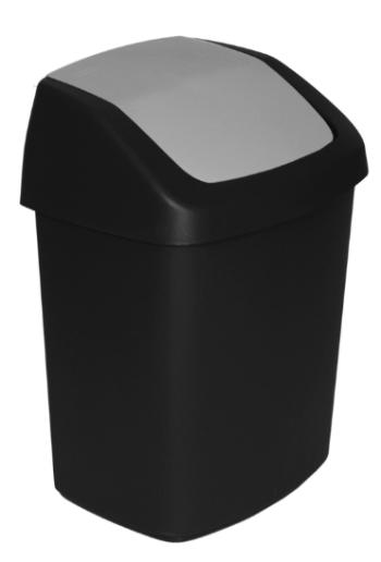 CURVER Odpadkový kôš Swing bin 10L | čierny