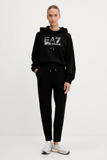 Tepláková súprava EA7 Emporio Armani čierna farba, AF12502.7W000687
