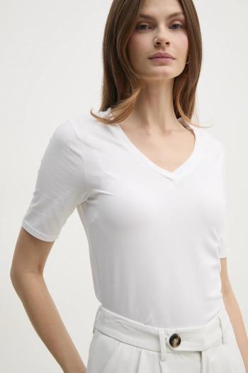 Tričko United Colors of Benetton dámske, béžová farba, 3ZQM3M078
