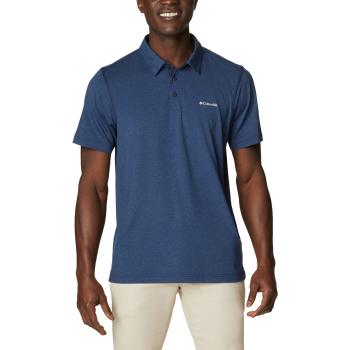 Columbia  Tech Trail Polo Shirt  Polokošele s krátkym rukávom Modrá