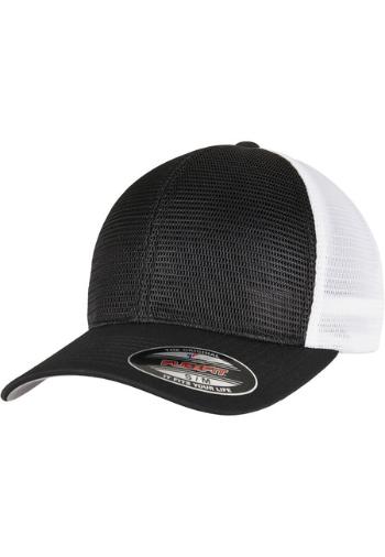 Urban Classics FLEXFIT 360 OMNIMESH CAP 2-TONE black/white - L/XL