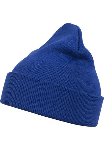 Urban Classics Beanie Basic Flap royal - UNI