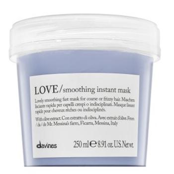 Davines Essential Haircare Love Smoothing Instant Mask pre hrubé a nepoddajné vlasy 250 ml