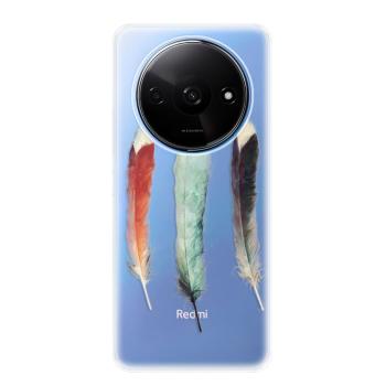 Odolné silikonové pouzdro iSaprio - Three Feathers - Xiaomi Redmi A3