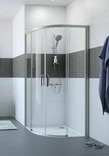 Sprchový kút čtvrtkruh 80x80 cm Hüppe Classics 2 C25506.069.322