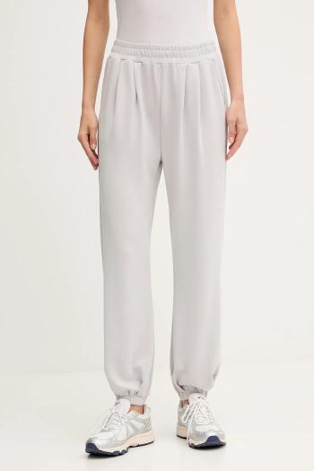 Tepláky EA7 Emporio Armani šedá farba, jednofarebné, AF12643.7W000446