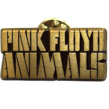 Pink Floyd Animals Gold Text Logo