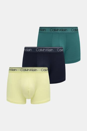 Boxerky Calvin Klein Underwear 3-pak pánske, zelená farba, 000NB2569A