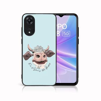 MY ART Ochranný kryt pre Oppo A78 5G HAPPY COW (181)