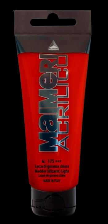 MAIMERI ACRILICO - Akrylové farby 175 - madder alizarin light, 0,2 L