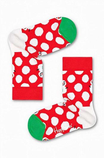 Detské ponožky Happy Socks Skarpetki Happy Socks KBDS01 4300 červená farba