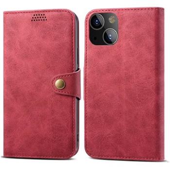 Lenuo Leather flipové puzdro pre iPhone 13, červené (348113)