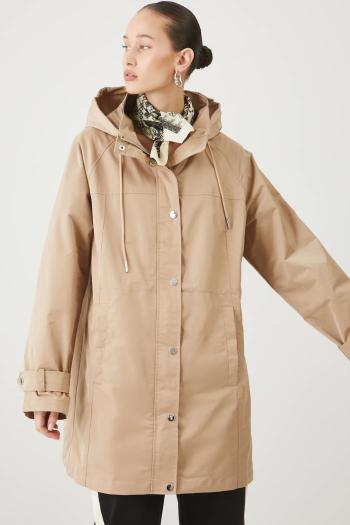 Bunda parka Medicine dámska, béžová farba, prechodný, oversize