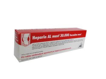 HEPARIN AL masť 30 000 ung der 100 g