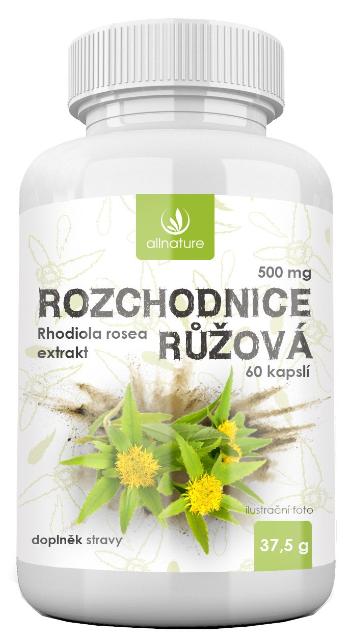 ALLNATURE Rozchodnice růžová 500 mg 60 kapsúl