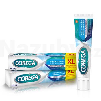 Corega Extra silný fixační krém 2×70 g