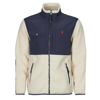 Polo Ralph Lauren  POLAIRE SHERPA ZIPPEE  Flísové mikiny Béžová