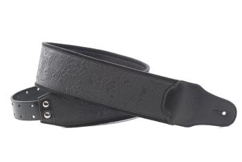 RightOnStraps Bassman Gitarový pás B-Sandokan Black