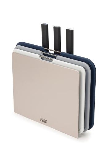 Sada dosiek a nožov v organizéri Joseph Joseph Nest Board 33.3 x 35.5 x 10 cm 6-pak šedá farba