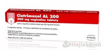 Clotrimazol AL 200 tbl vag 200 mg 1x3 ks