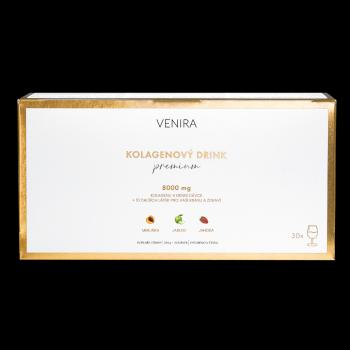 VENIRA PREMIUM kolagénový drink pre vlasy, nechty a pleť, mix 3 príchutí (marhuľa, jablko, jahoda) 30 vrecúšok