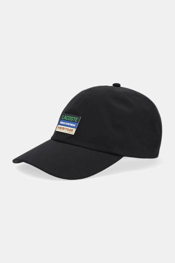 Šiltovka Lacoste čierna farba, RK6047
